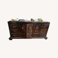 Century Furniture Dark Brown Wood Dresser