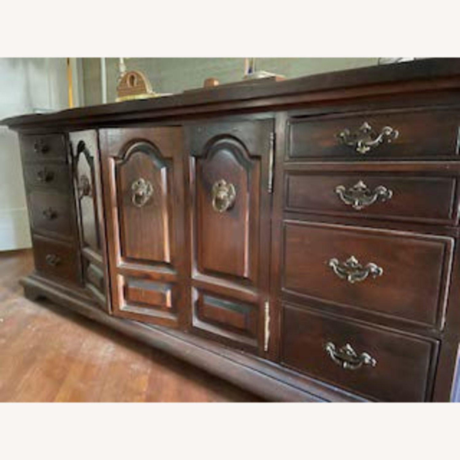 Century Furniture Dark Brown Wood Dresser - image-3