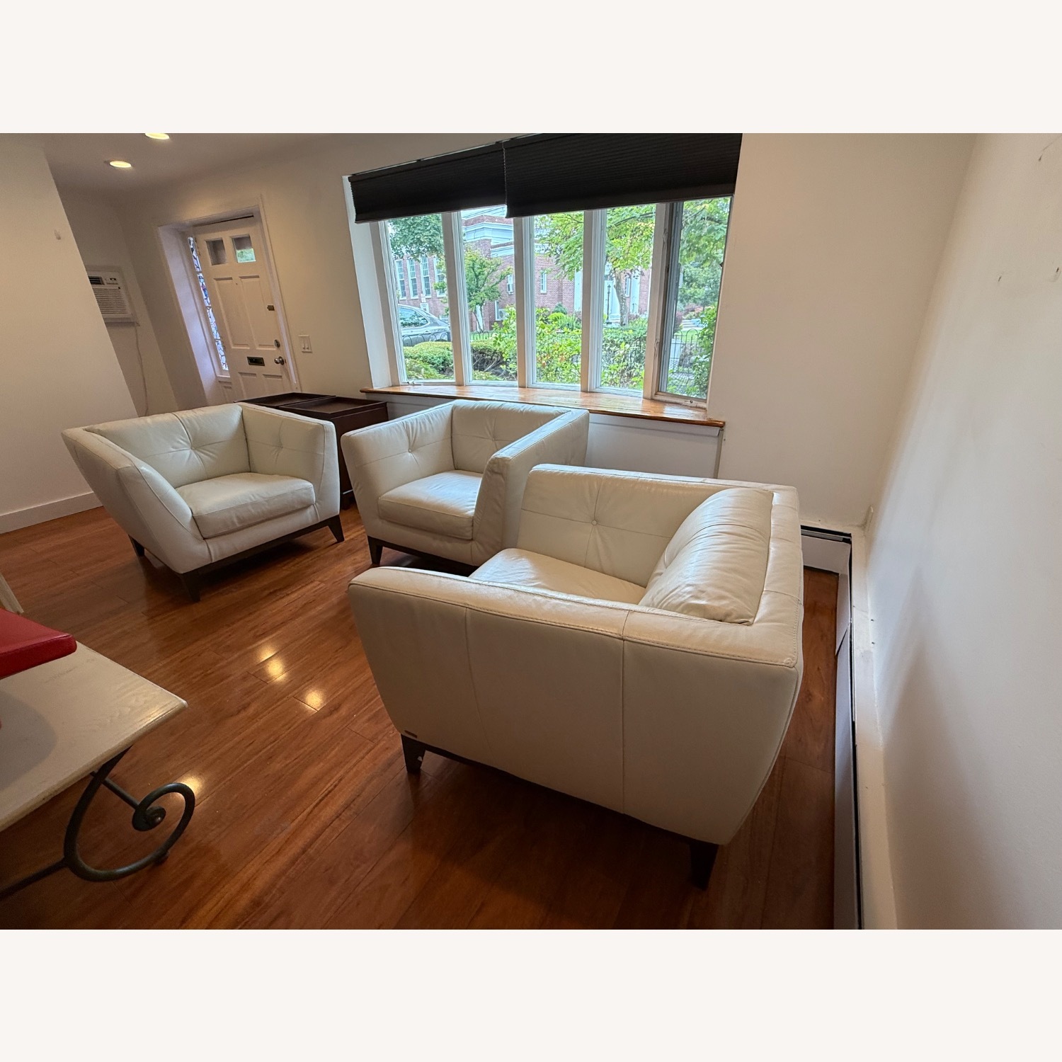 Natuzzi Soft While Leather Armchair - image-2