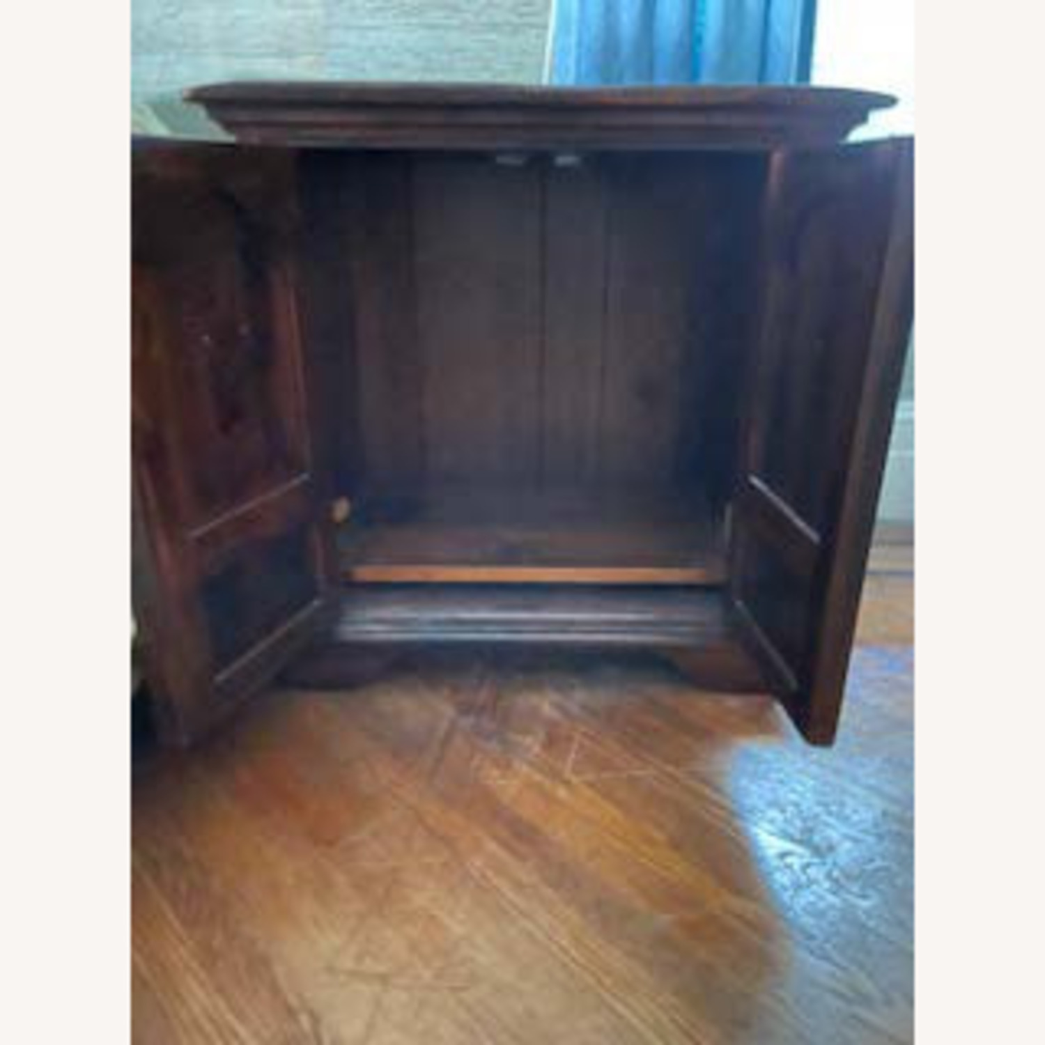 Century Furniture Dark Brown Wood Nightstand - image-3