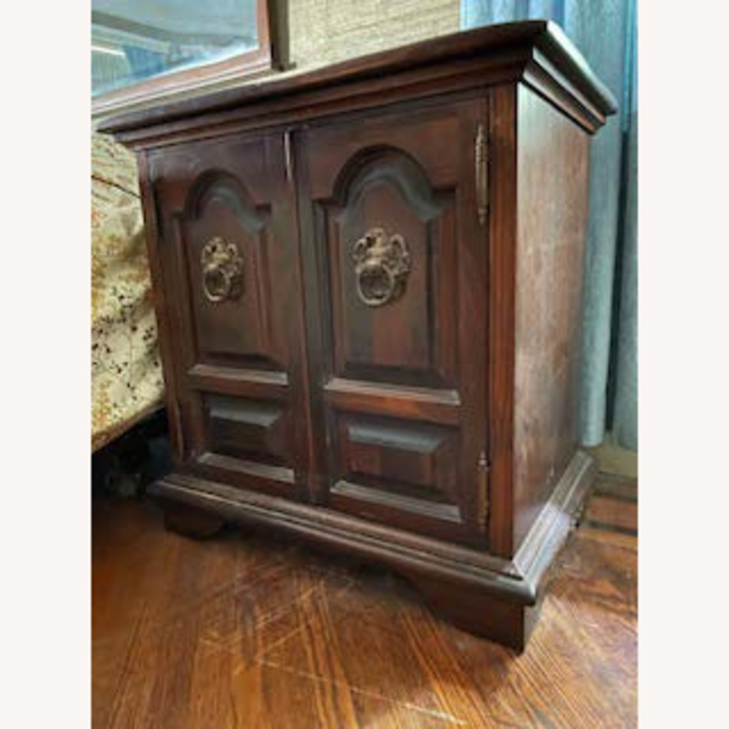 Century Furniture Dark Brown Wood Nightstand - image-2