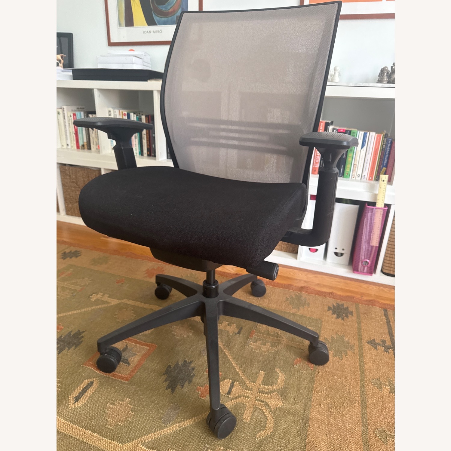 Sitonit Black Fabric Office Chair - image-4