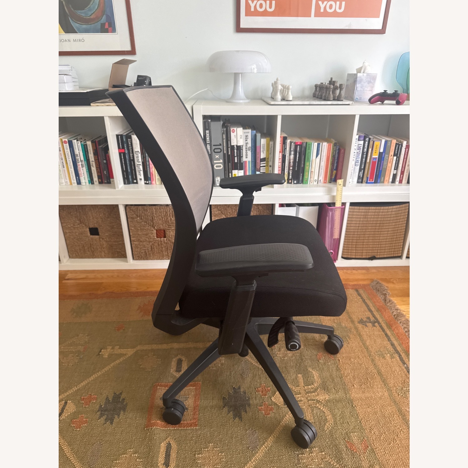 Sitonit Black Fabric Office Chair - image-2