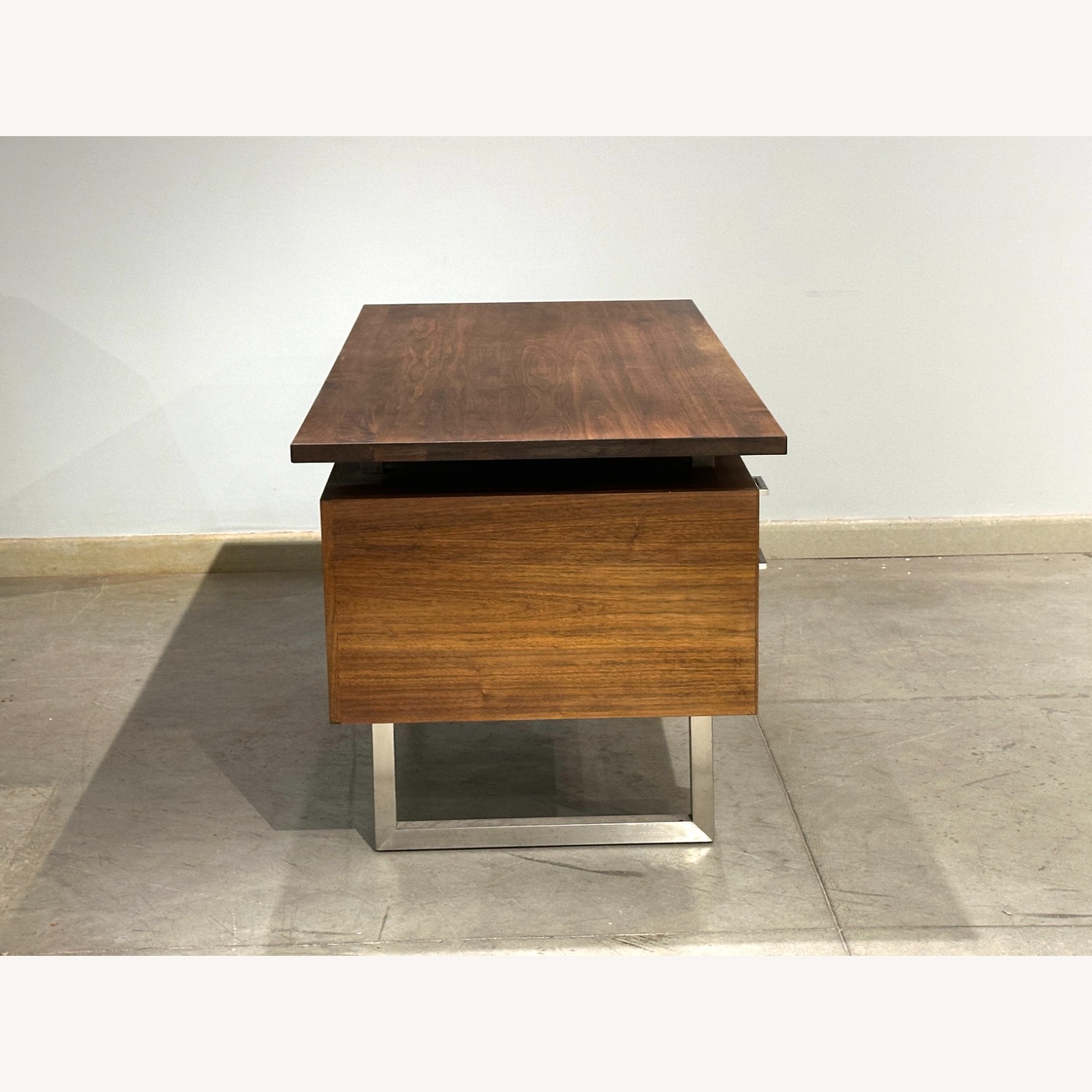 Crate & Barrel Clybourn Walnut Executive Desk  - image-2