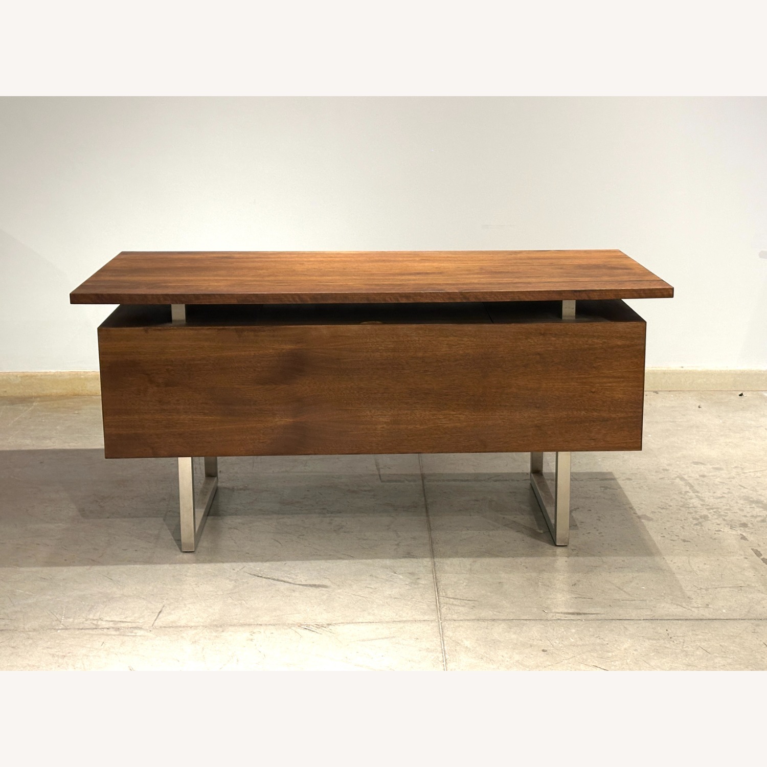 Crate & Barrel Clybourn Walnut Executive Desk  - image-6