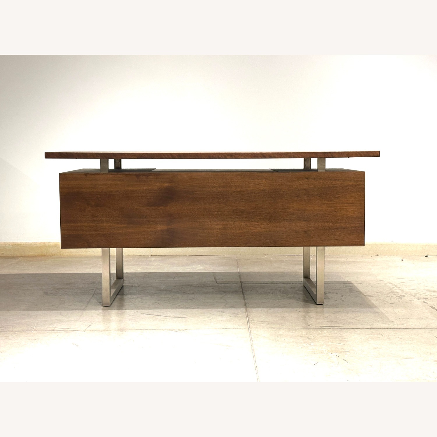 Crate & Barrel Clybourn Walnut Executive Desk  - image-7
