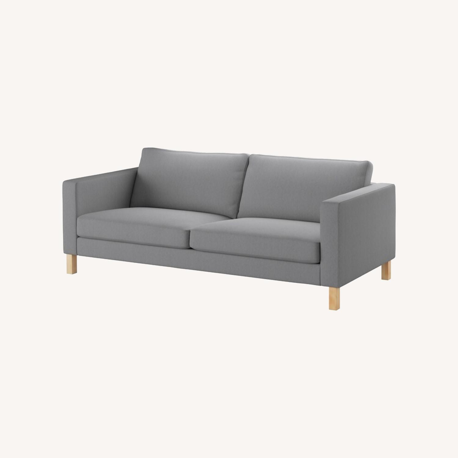 IKEA Karlstad Light Gray 3+ Seater Sofa - image-0