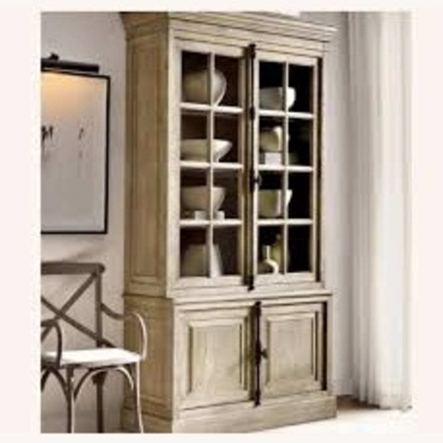 Restoration Hardware French Casement Double-Door Sideboard & Hutch - image-0