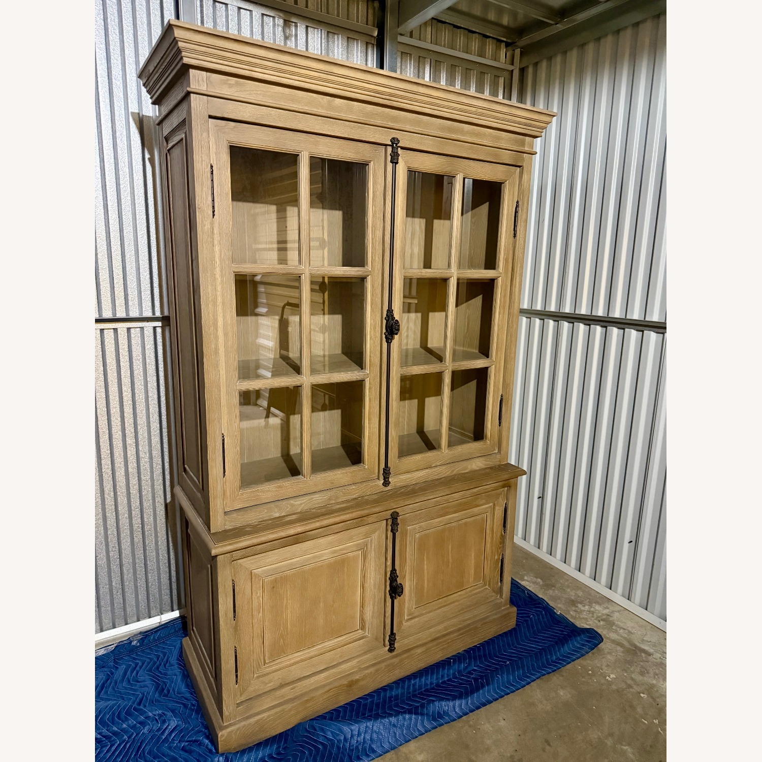 Restoration Hardware French Casement Double-Door Sideboard & Hutch - image-1