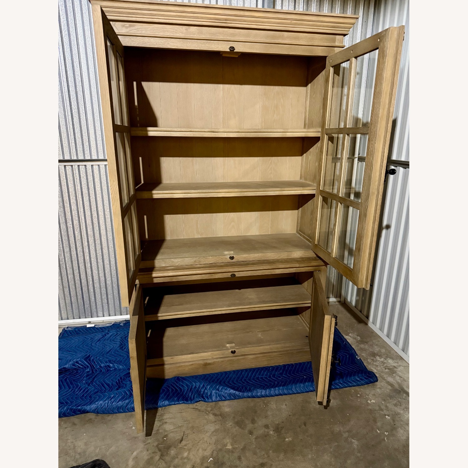 Restoration Hardware French Casement Double-Door Sideboard & Hutch - image-2