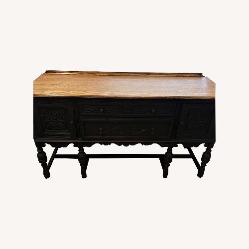 Used A-America, Inc. Black Wood Sideboard for sale on AptDeco