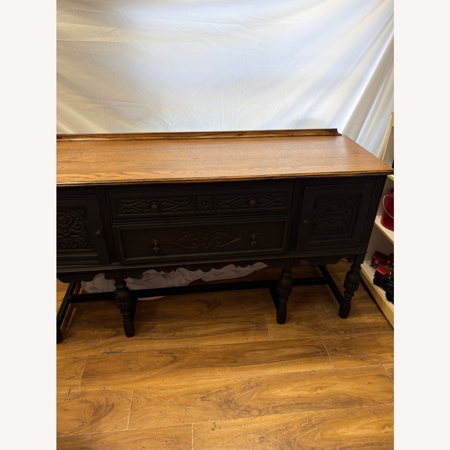 A-America, Inc. Black Wood Sideboard - image-1