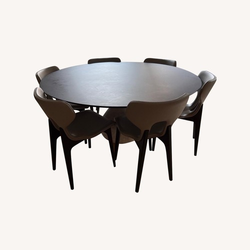 Used Roche Bobois Aqua Dining Table Set for sale on AptDeco
