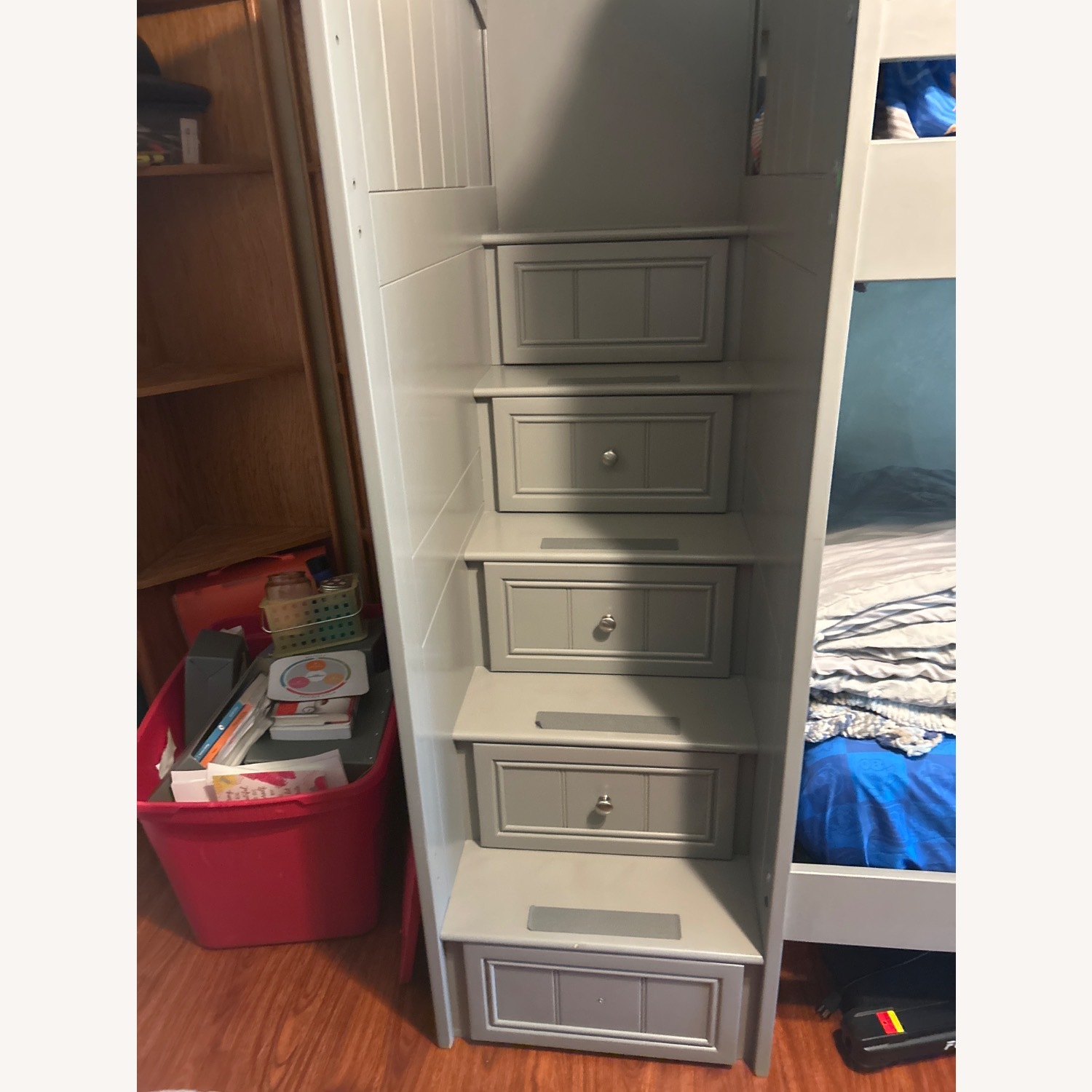 Rooms To Go Kids Cottage Colors Gray Twin/full Step Bunk AptDeco