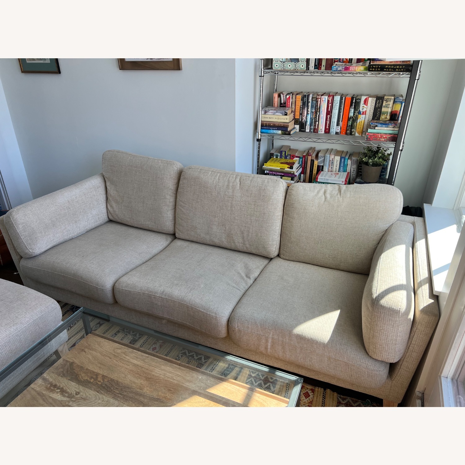 World Market Noelle Woven Sofa and Ottoman - image-3