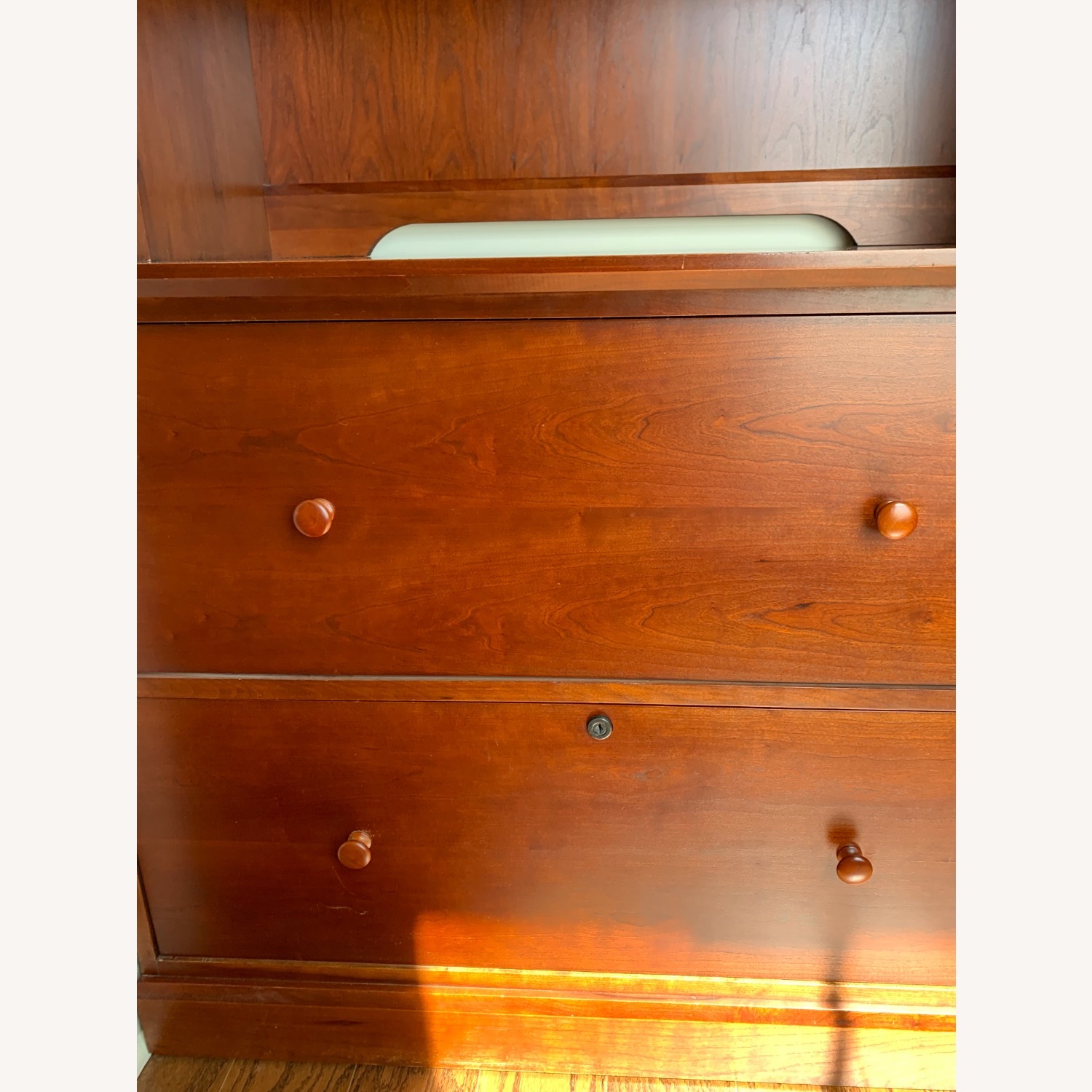 Dark Brown Wood Desk - image-9