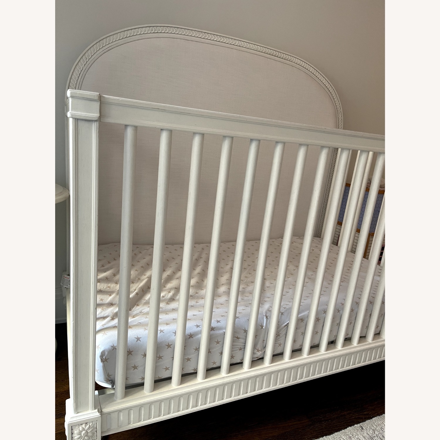 Restoration Hardware Belle White Wood Crib - image-4