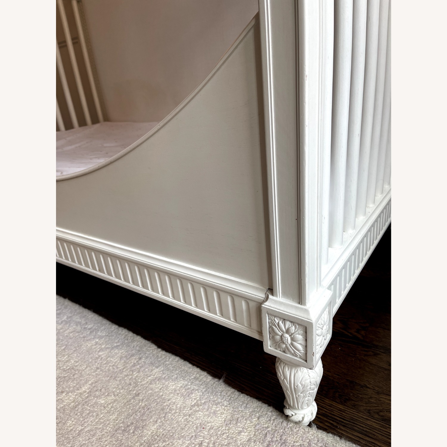 Restoration Hardware Belle White Wood Crib - image-2