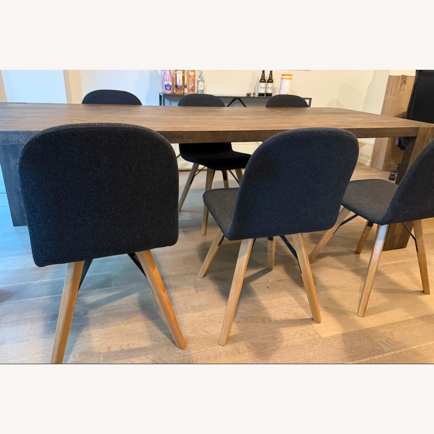 Article Mecana Coal Gray Oak Dining Chair - image-3