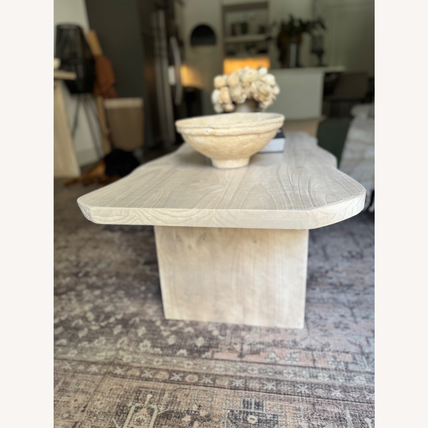 White Wood Coffee Table - image-6