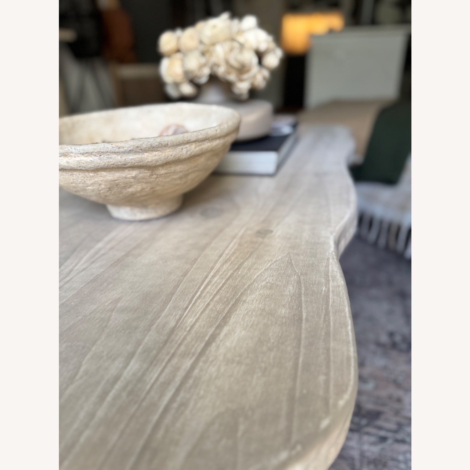 White Wood Coffee Table - image-3