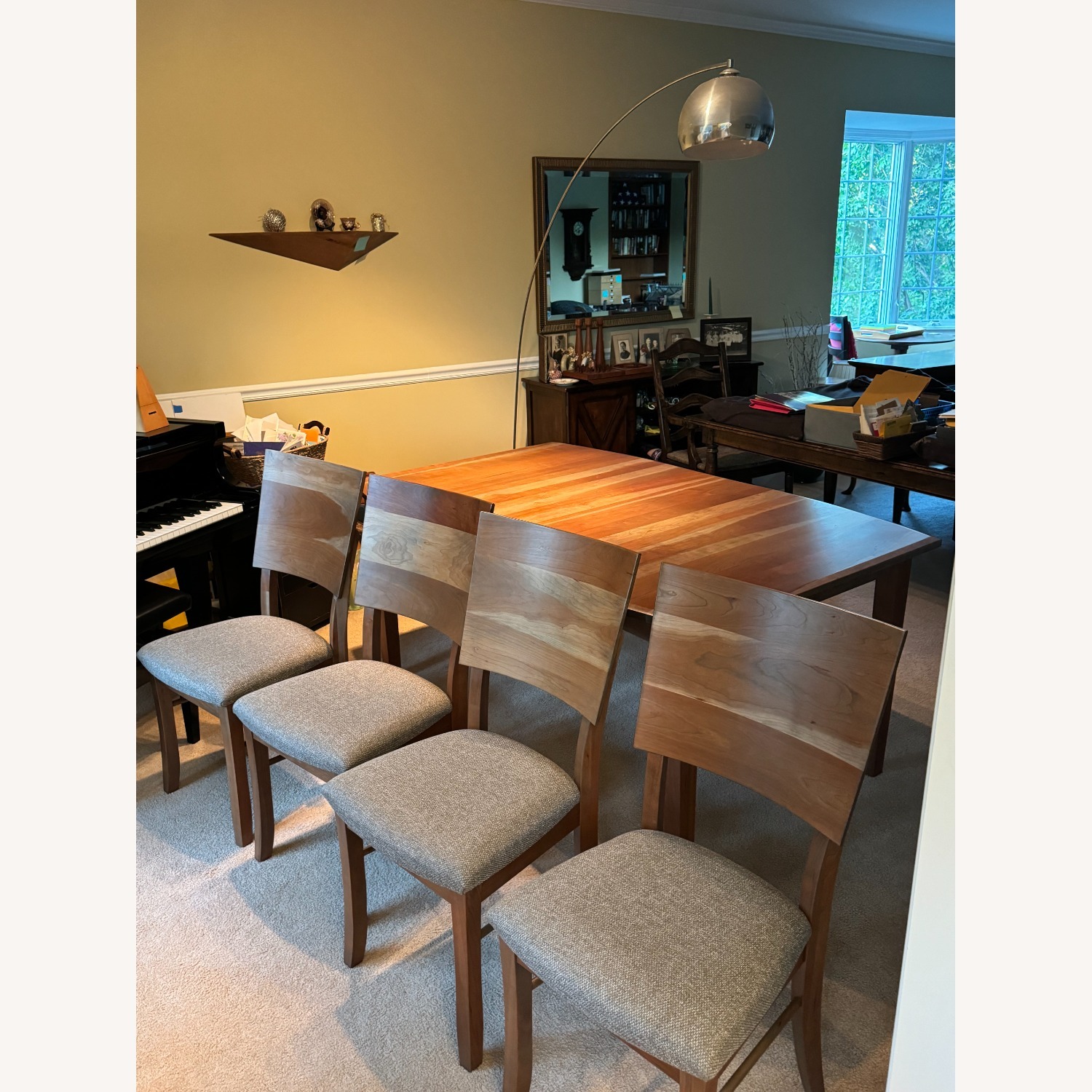 Walter E. Smithe Dining Table & 4 Chairs - image-2