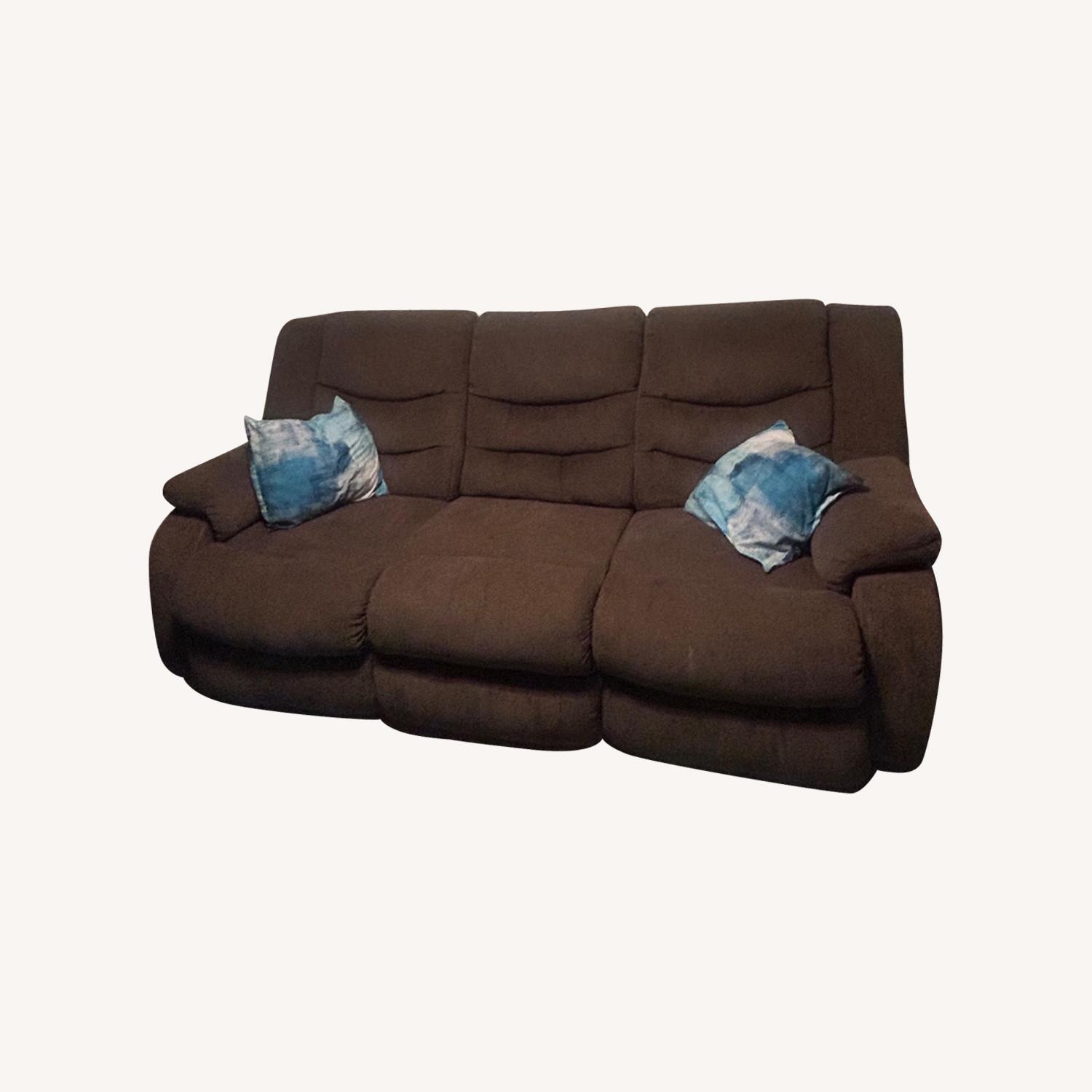 Clean & Comfy Large Sectional Couch - image-0