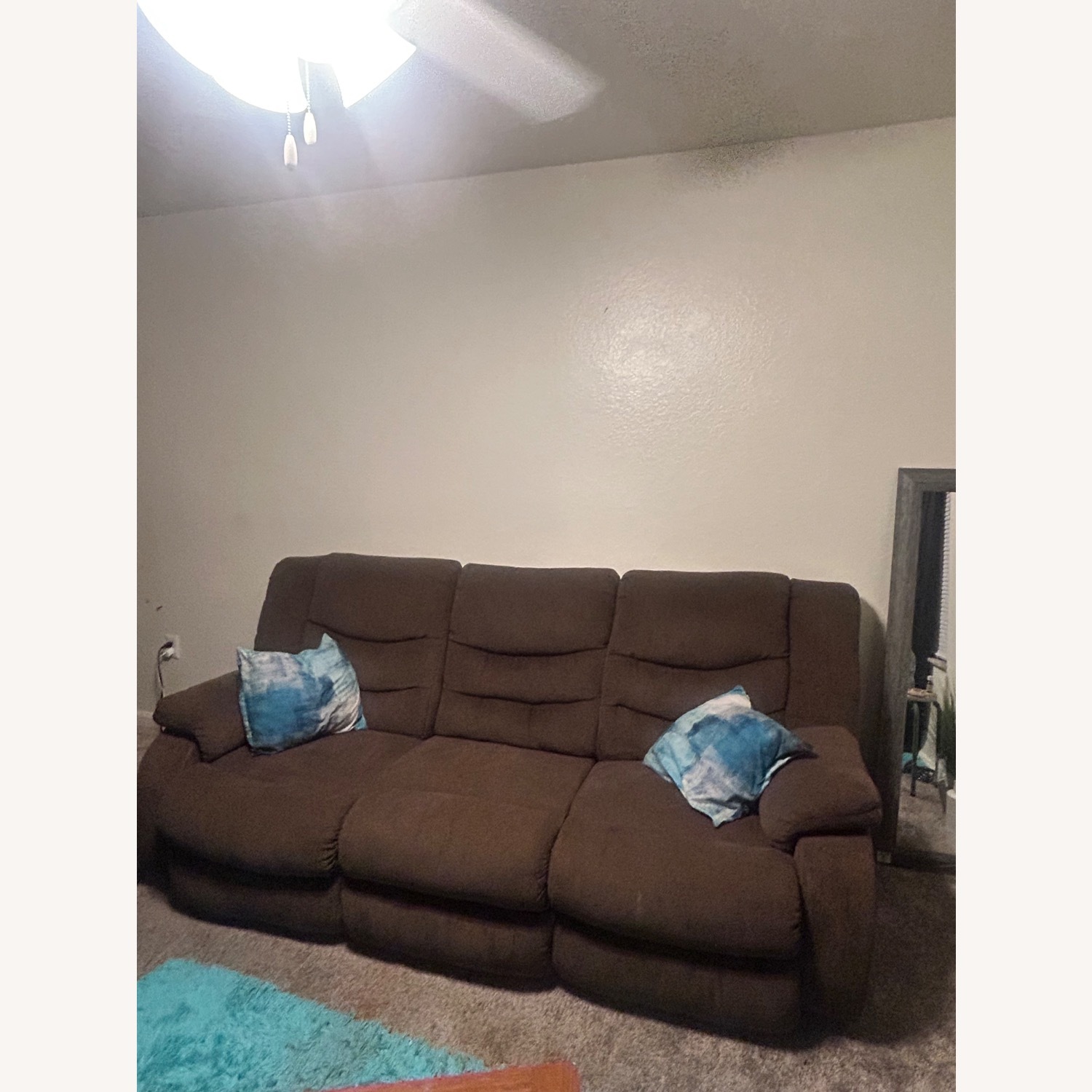 Clean & Comfy Large Sectional Couch - image-1