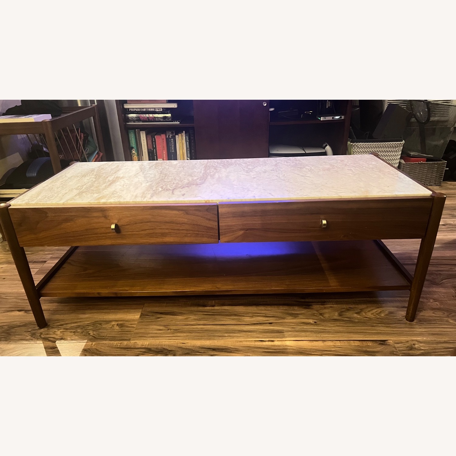 West Elm Robbins Mid-Century Storage Coffee Table - image-1