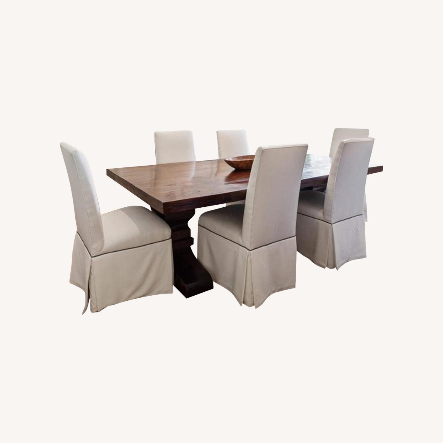 Boutique Finds Dark Brown Wood Dining Sets - image-0
