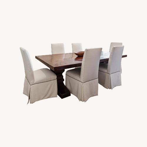 Used Boutique Finds Dark Brown Wood Dining Sets for sale on AptDeco