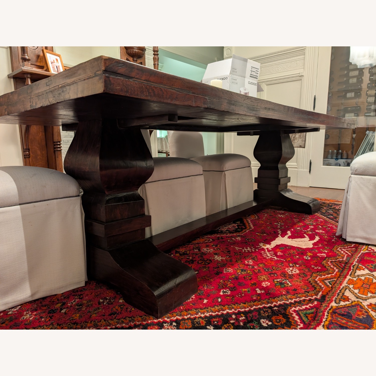 Boutique Finds Dark Brown Wood Dining Sets - image-3
