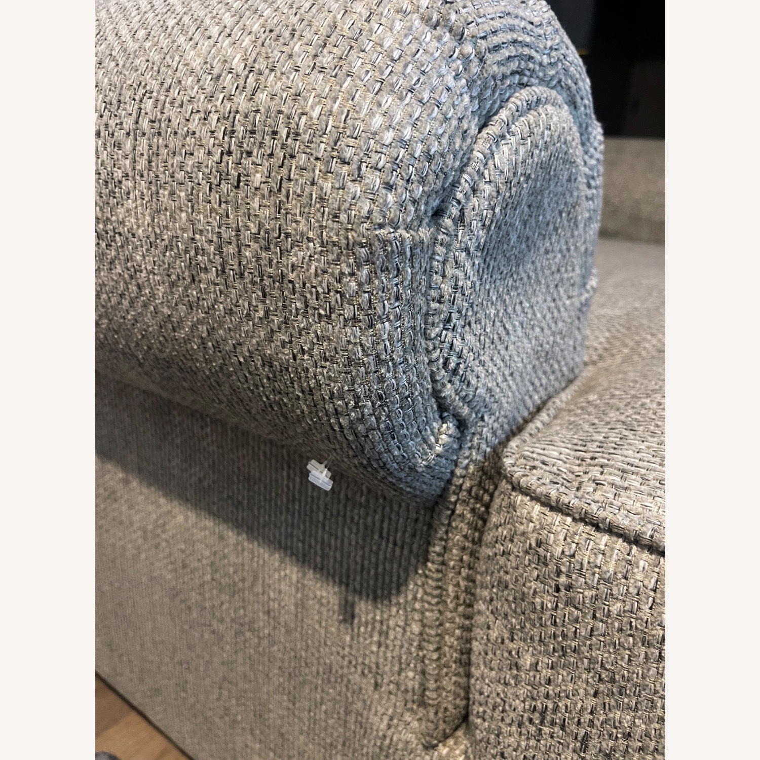 Ashley Furniture Light Gray Fabric Loveseat - image-4