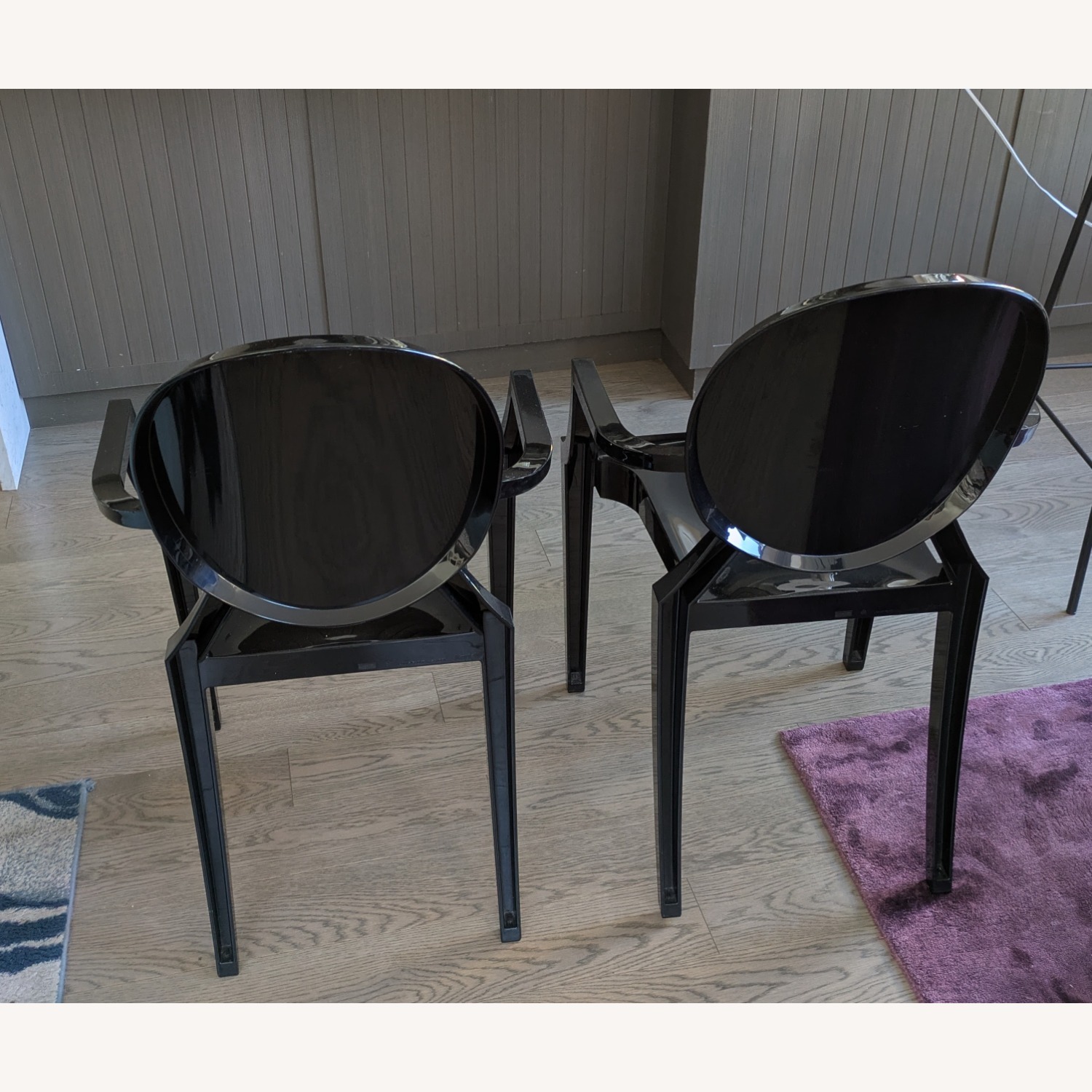 Kartell Philippe Starck Black Armchair - image-3