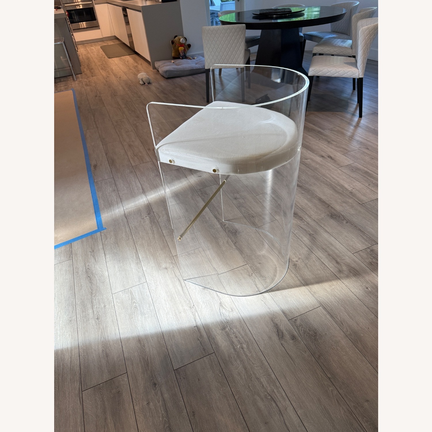 CB2 Antonio Acrylic 30" Bar Stool - image-5