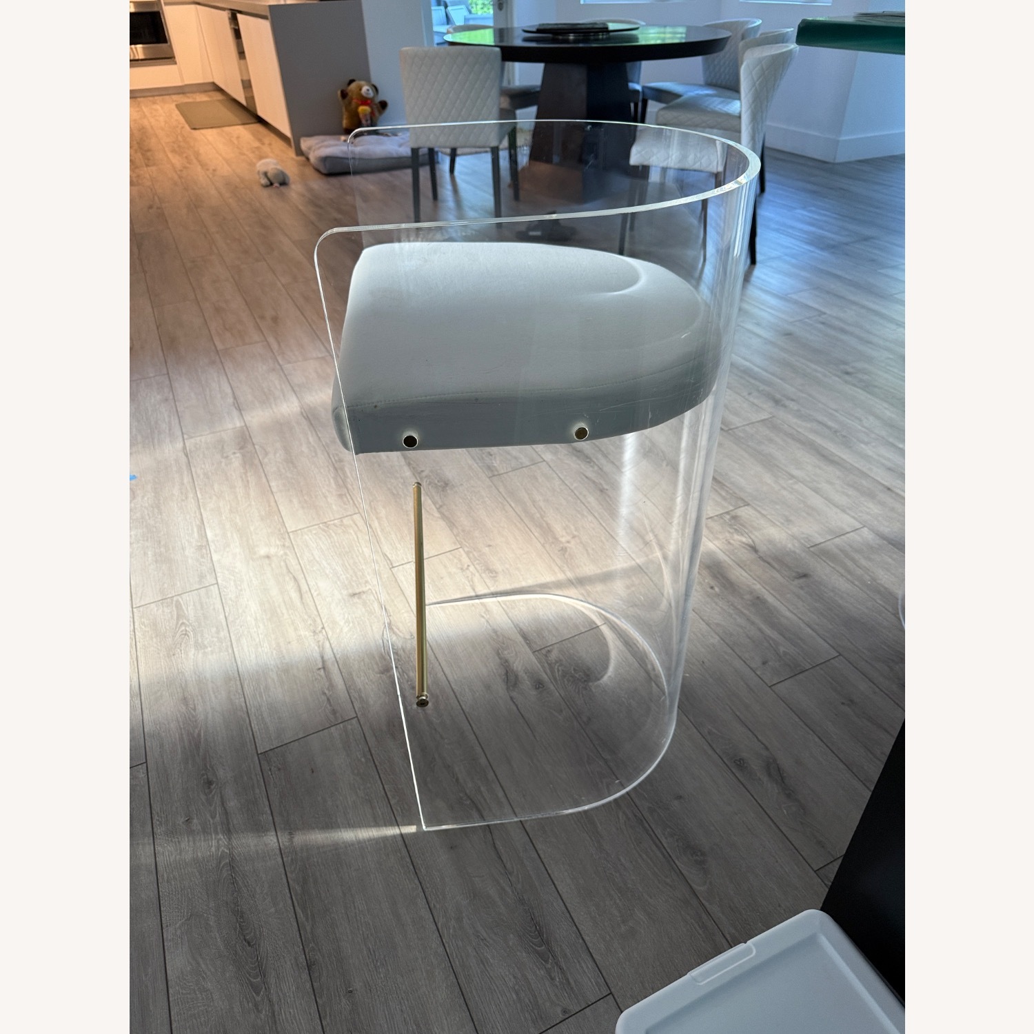 CB2 Antonio Acrylic 30" Bar Stool - image-6