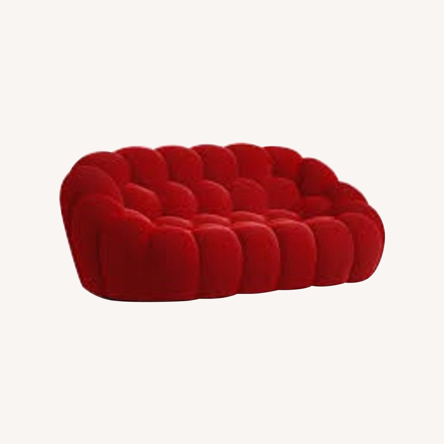 Roche Bobois Bubble Red Loveseat - image-0