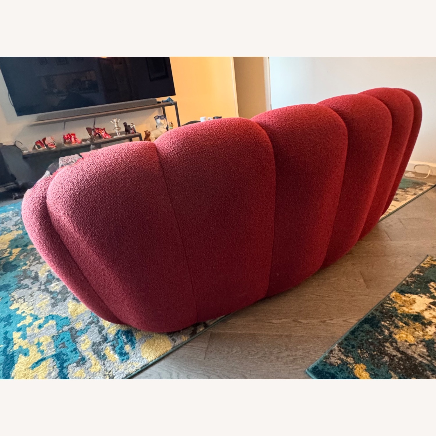 Roche Bobois Bubble Red Loveseat - image-5