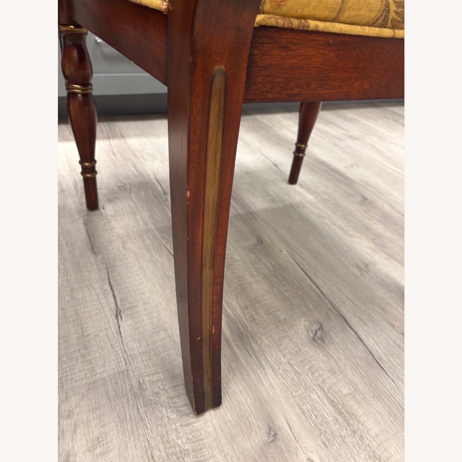 Henredon Regency Dark Brown Wood Dining Chairs - image-3