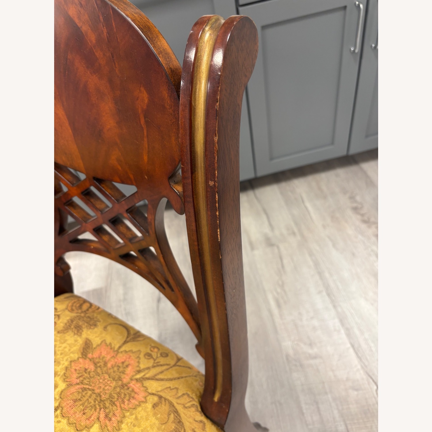 Henredon Regency Dark Brown Wood Dining Chairs - image-4