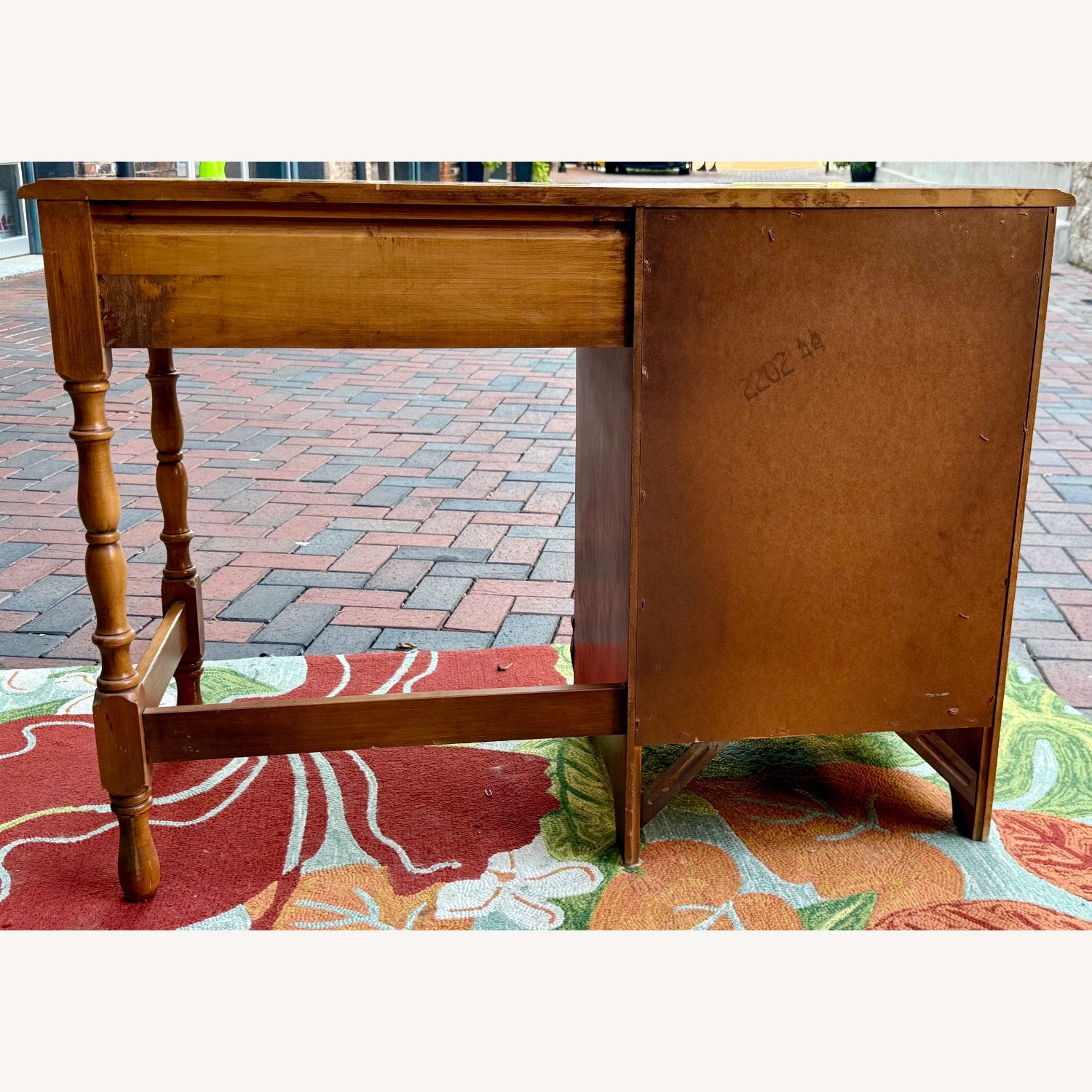 Ethan Allen Walnut Writing Desk - image-7