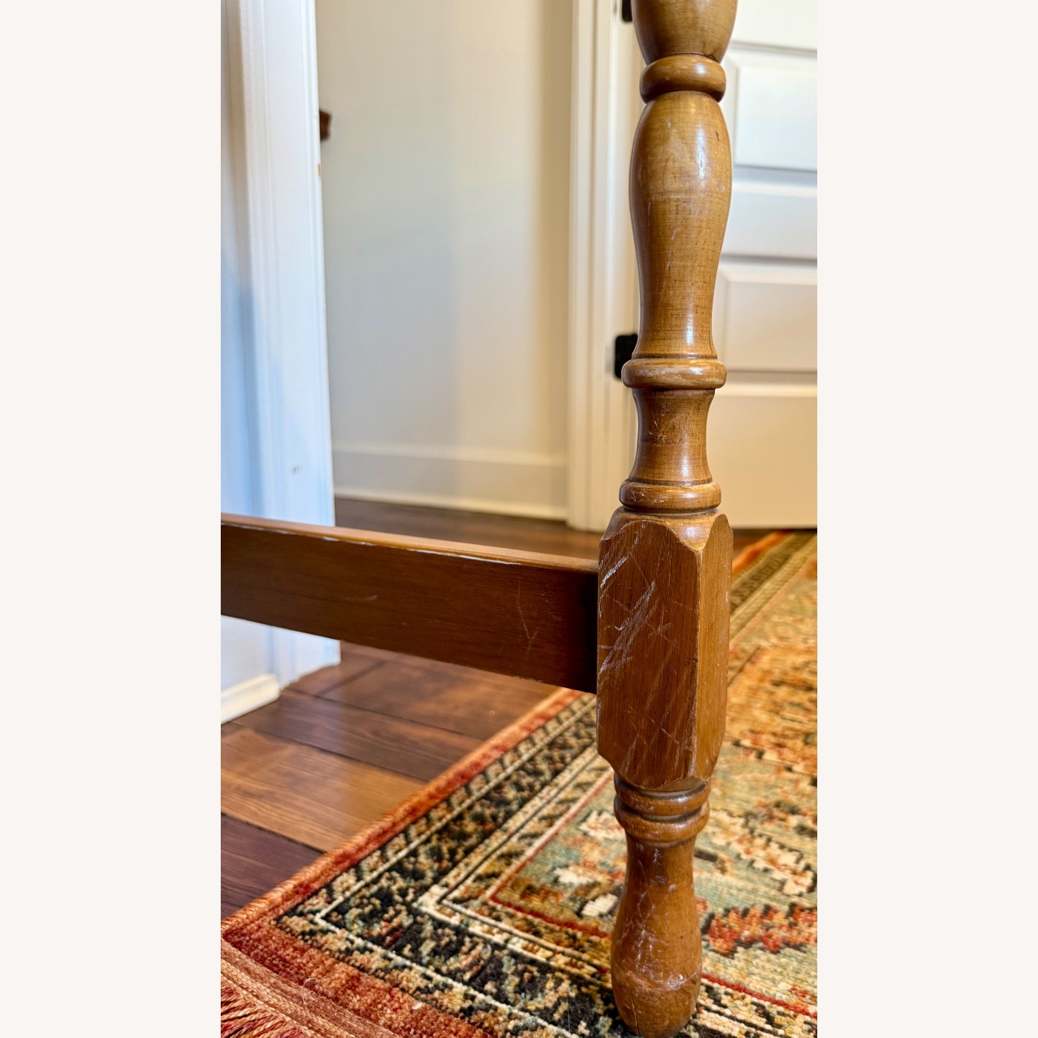 Ethan Allen Walnut Writing Desk - image-4