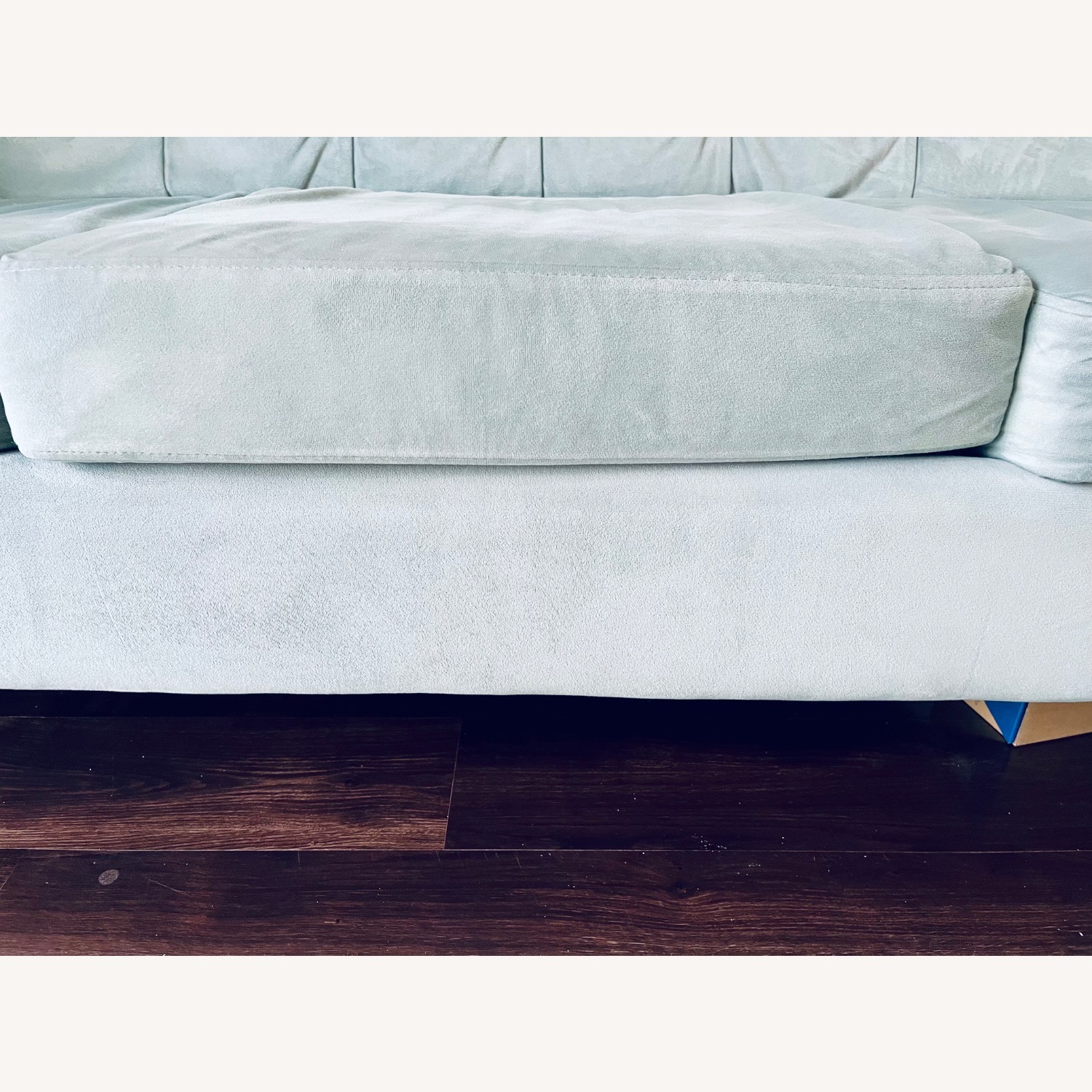 Macy's Chloe Green Velvet Loveseat - image-4