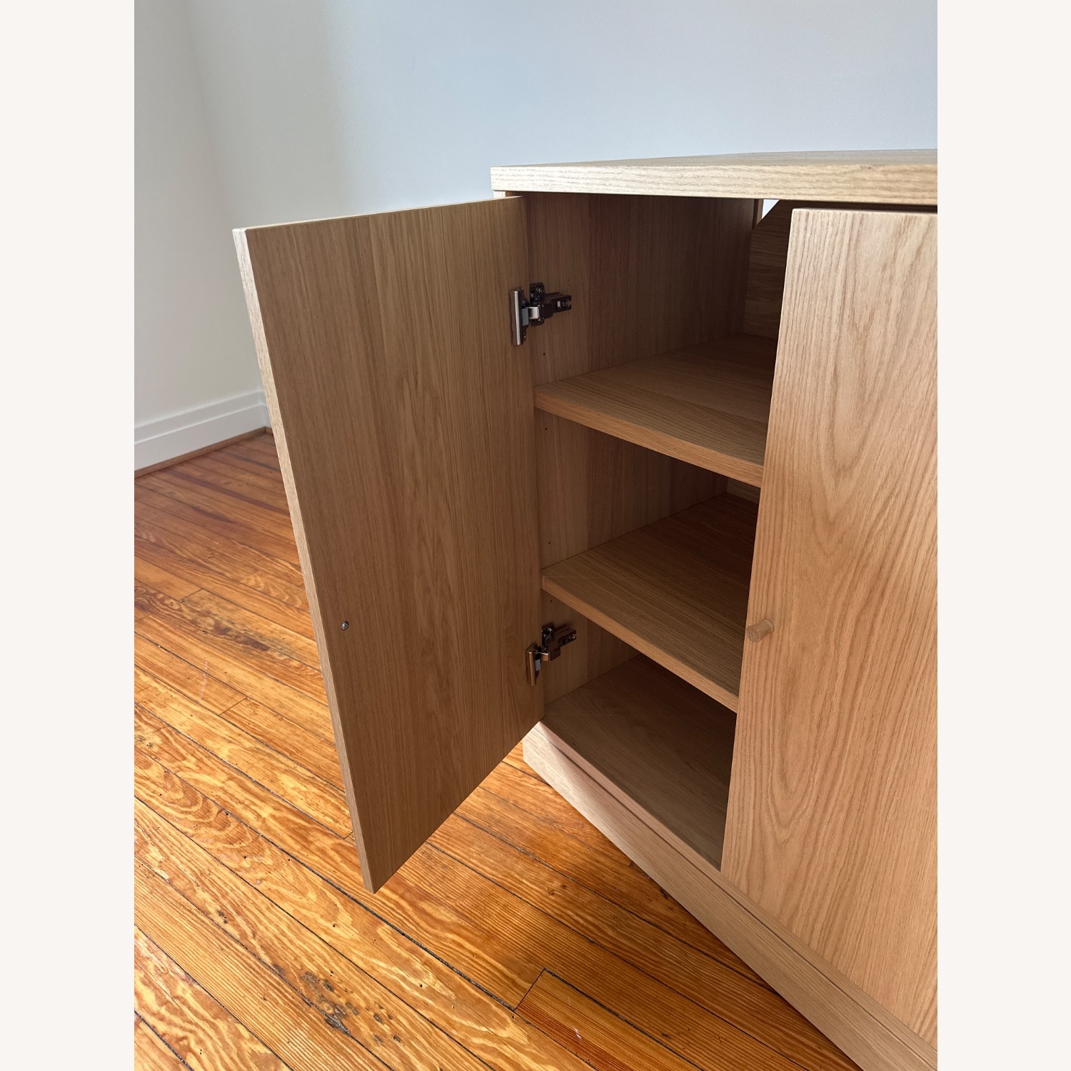 IKEA Tonstad Natural Wood Armoire - image-9