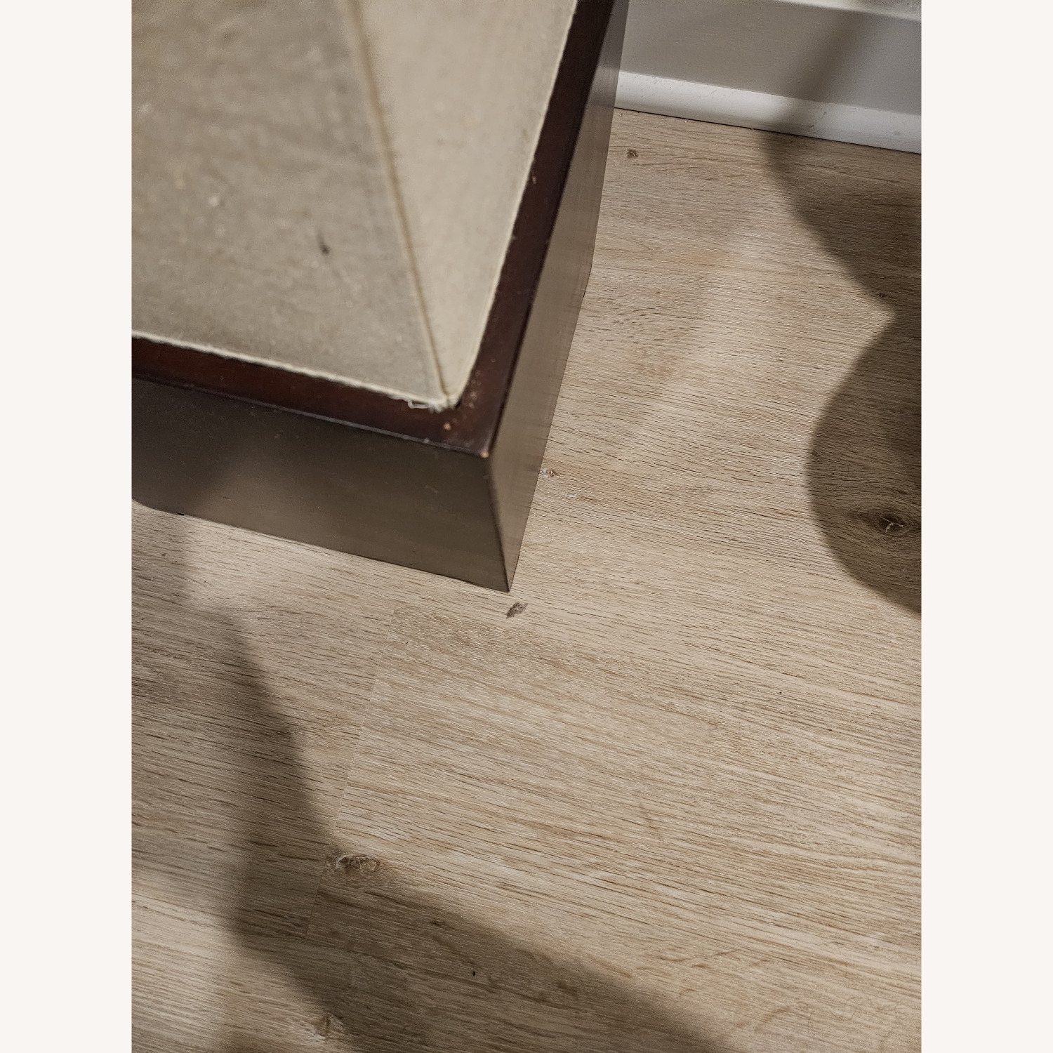 Pier 1 Imports Square White Linen Floor Lamps - image-8