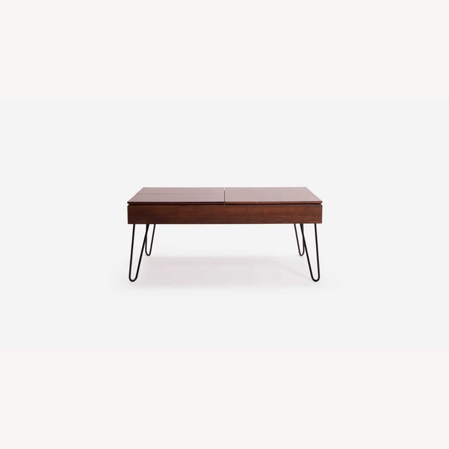 Burrow Carta Coffee Table Brown Walnut Storage  - image-3