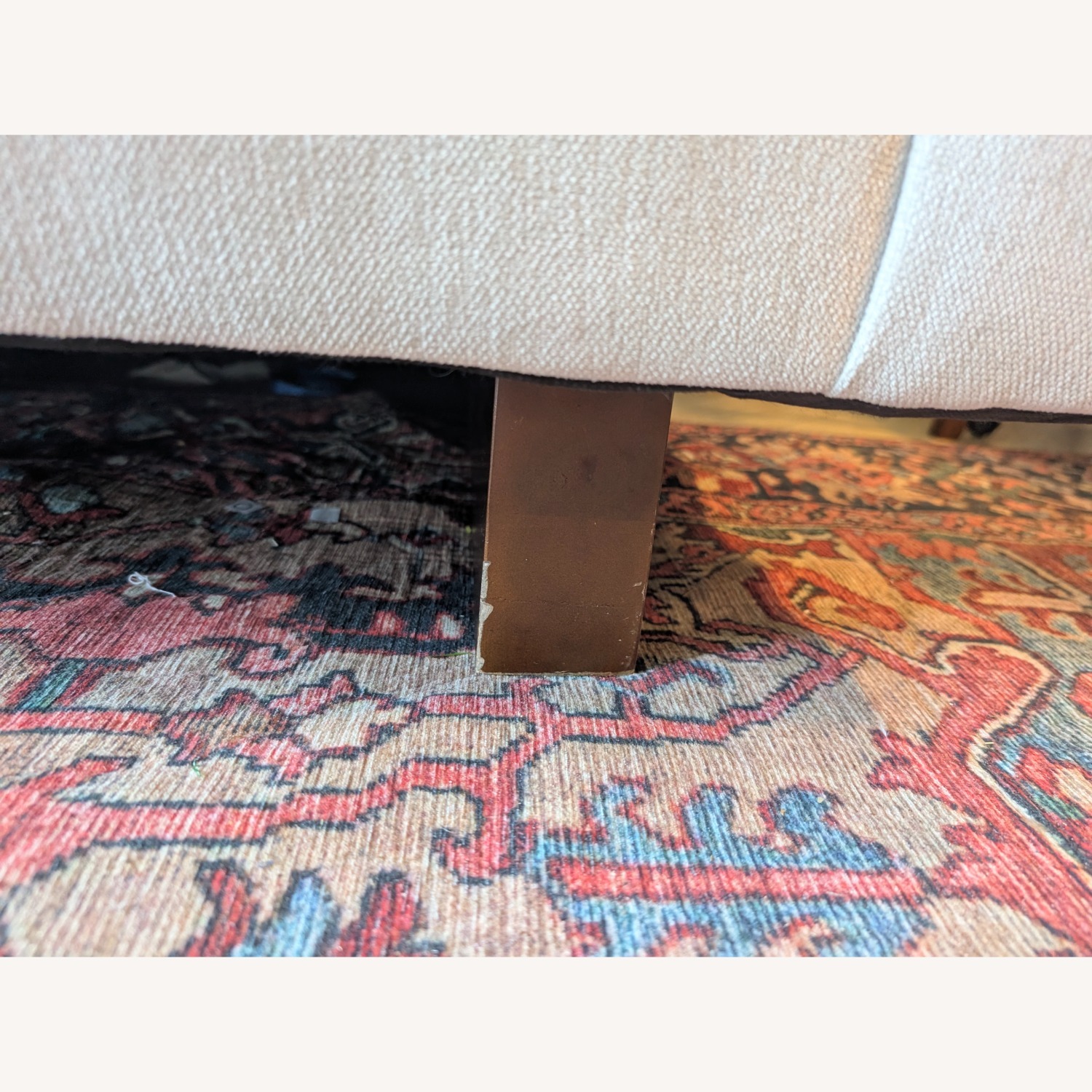 West Elm Harmony Light Gray Velvet 3+ Seater Sofa - image-5