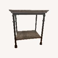Sauder Canal Streer Light Brown Wood Side Table