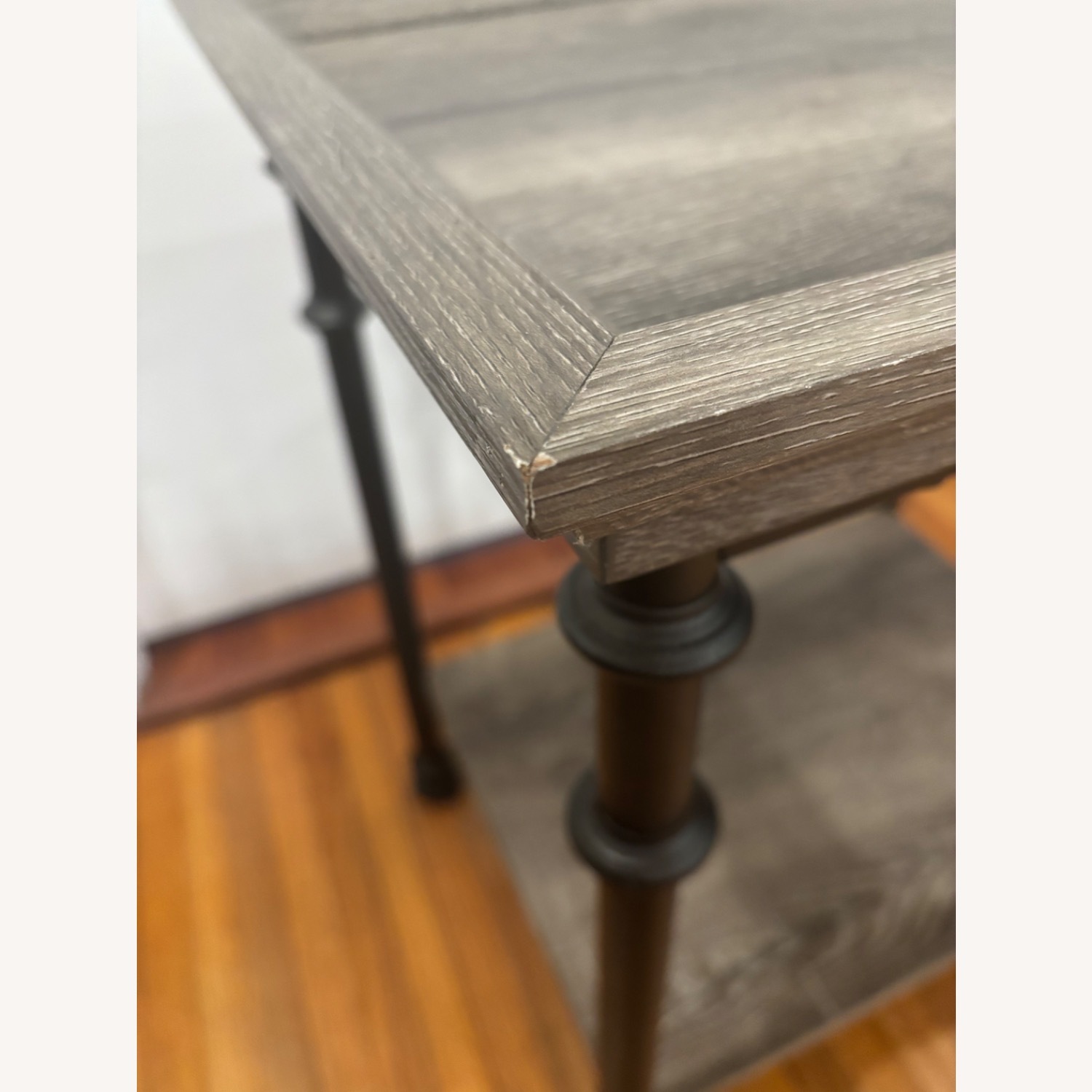 Sauder Canal Streer Light Brown Wood Side Table - image-4