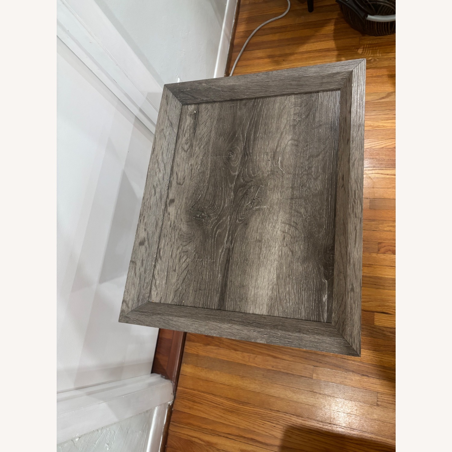 Sauder Canal Streer Light Brown Wood Side Table - image-3